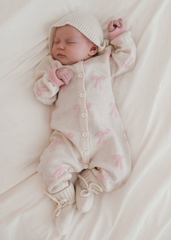 Luna + Luca Bow Cashmere Luxxe Set