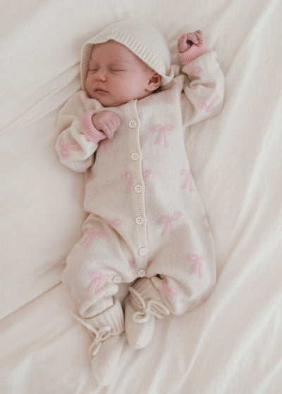 Luna + Luca Bow Cashmere Luxxe Set