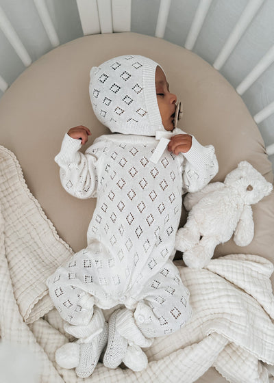 Bring Me Home Diamond Pointelle Bundle - White
