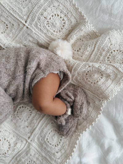Luna + Luca Bunny Ear Booties – Bunny Brown