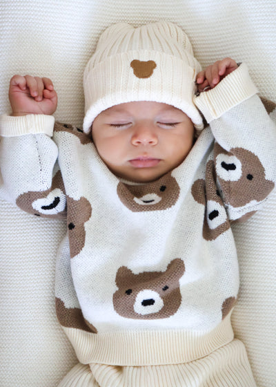 Little Bear Jacquard Sweater