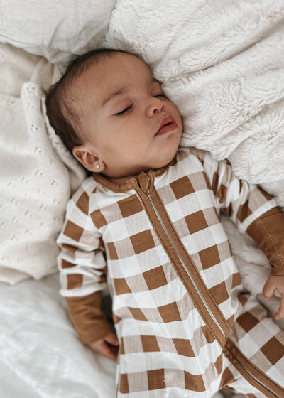 Checkered Baby Jumpsuit