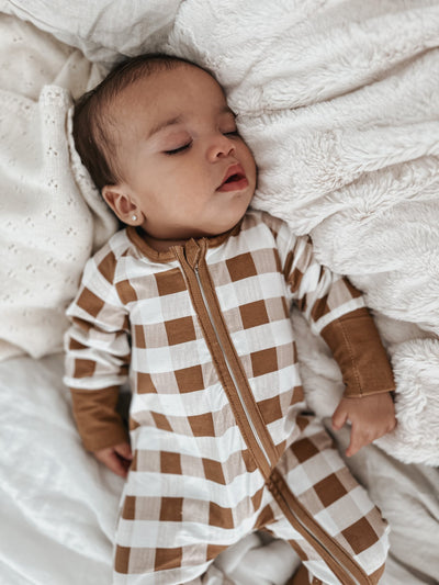 Checkered Baby Jumpsuit