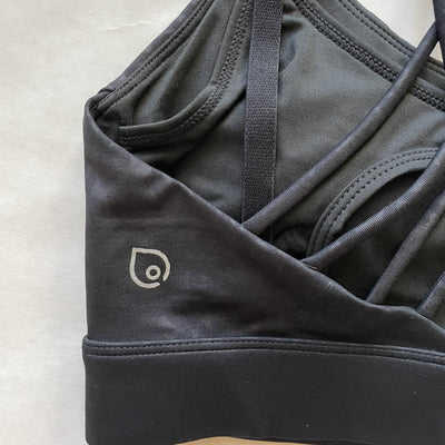 Océane 4 - Medium Support Nursing & Hands Free Pumping Sports Bra (Black Cheetah)