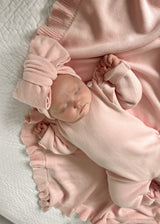 Classic Bow Headband - Powder Pink