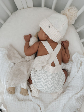 Luna + Luca Sprouts Romper – Organic, Playful, and Earth-Friendly