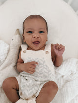 Luna + Luca Sprouts Romper – Organic, Playful, and Earth-Friendly