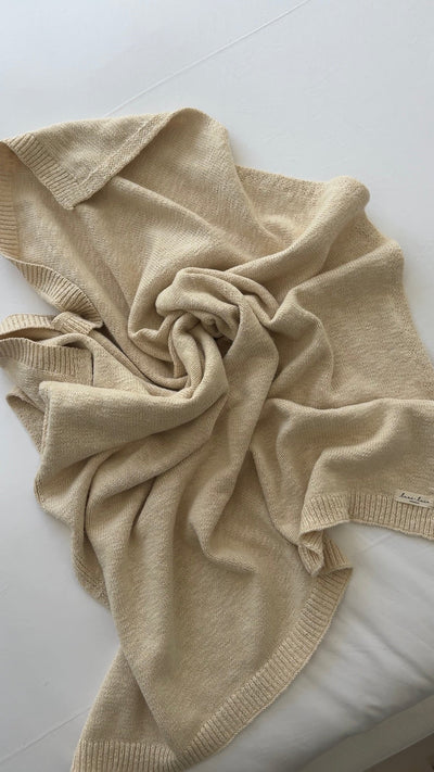 Classic Baby Blanket - French Cream