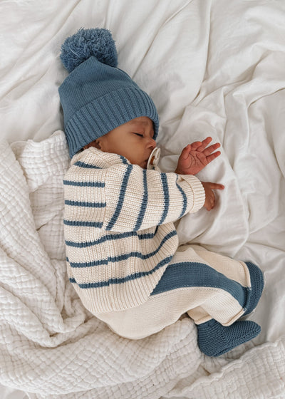 Chunky Knit Striped Sweater