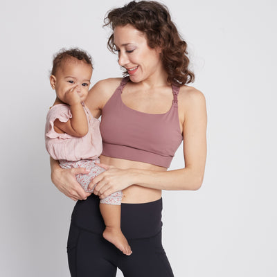 Venice 3 Ultimate Support Full Coverage Nursing & Pumping Sports Bra (Desert Dusk)