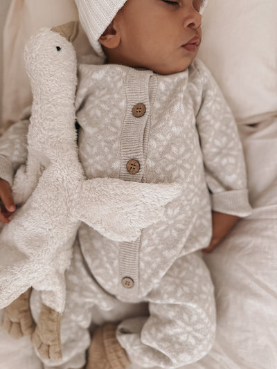 Ski Chalet Jumpsuit – Cozy Nordic Style in Organic Cotton