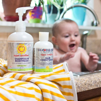 California Baby Sensitive Shampoo & Conditioner Set