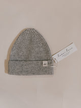 Merino Wool Baby Beanie - Heather Gray