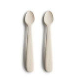 Mushie Silicone Feeding Spoons – Soft-Tip Baby Spoons