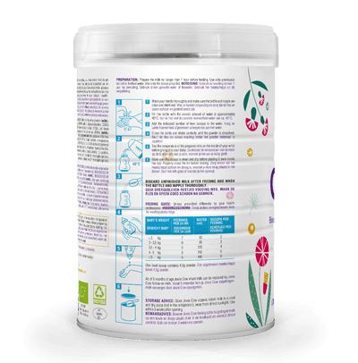 Jovie Organic Cow Milk Formula Stage 1 (800g) - Euromallusa