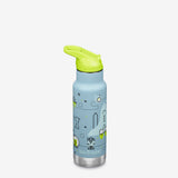 12 oz Classic Kid's Insulated Water Bottle with Flip Seal Sport Cap and Straw