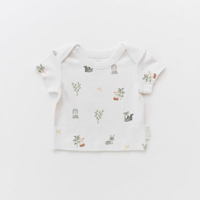 Kit & Petal Short Sleeve Shirt in Forest Friends