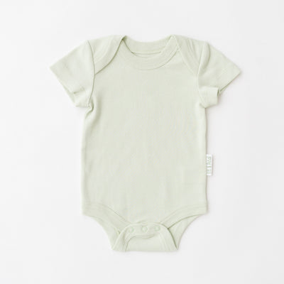 Kit & Petal Short Sleeve Bodysuit in Leafy Green