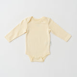 Kit & Petal Long Sleeve Bodysuit in Sunny Yellow