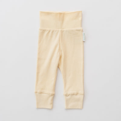Kit & Petal Fold-Over Pants in Sunny Yellow