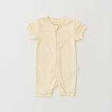 Kit & Petal Short Sleeve Romper in Sunny Yellow
