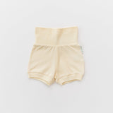 Kit & Petal Fold-Over Shorts in Sunny Yellow