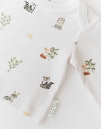 Kit & Petal Long Sleeve Shirt in Forest Friends