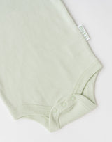 Kit & Petal Long Sleeve Bodysuit in Leafy Green