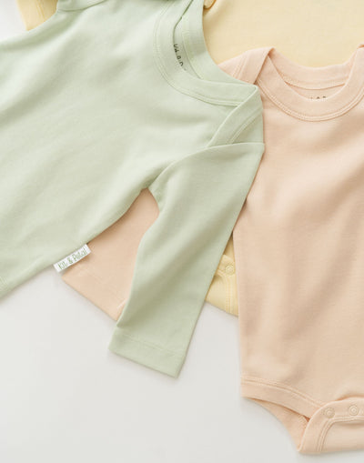 Kit & Petal Long Sleeve Bodysuit in Leafy Green