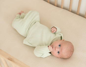 Kit & Petal Fold-Over Pants in Leafy Green