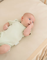 Kit & Petal Short Sleeve Bodysuit in Leafy Green