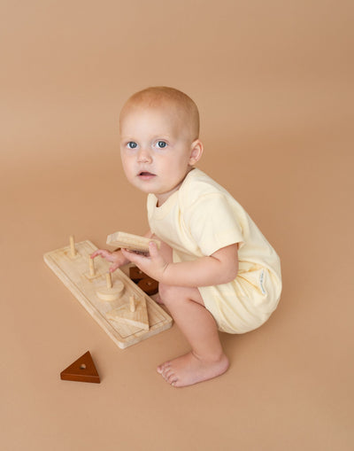 Kit & Petal Short Sleeve Shirt in Sunny Yellow