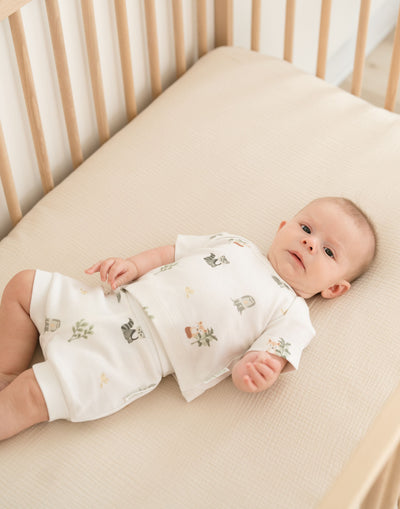 Kit & Petal Short Sleeve Shirt in Forest Friends