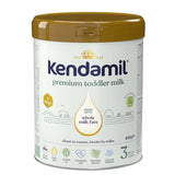 Kendamil premium toddler milk powder container on a white background