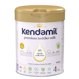 Kendamil premium toddler milk powder canister on a white background