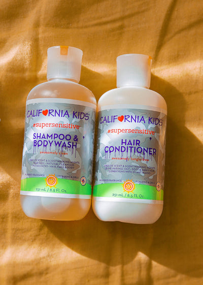 California Baby Super Sensitive Shampoo & Bodywash – Fragrance-Free, Plant-Based Cleanser