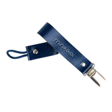 Genuine Leather Pacifier & Teether Holder with Non-Toxic Clip