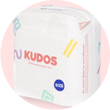 Kudos Diaper Box | 100% Cotton-Lined TCF Diapers Size 1-6