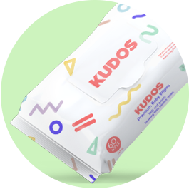 Kudos One-Month Supply of Wipes (4 Packs)