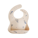 Mushie Silicone Baby Bib – Adjustable Catch-All Bib