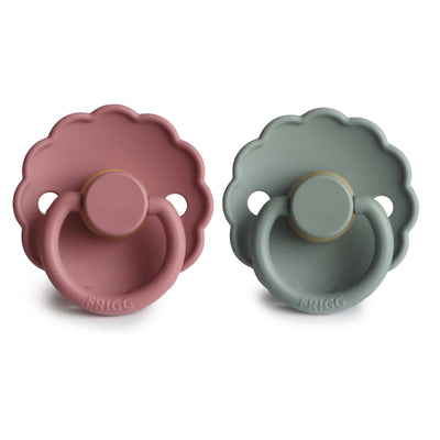 FRIGG Daisy Rubber Pacifier – Natural Latex Baby Pacifier