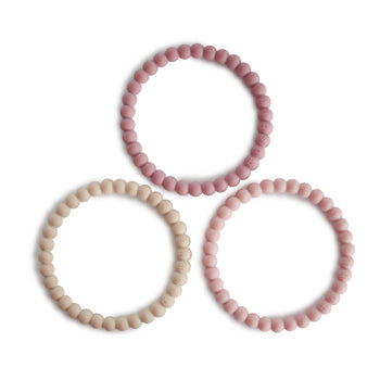 Mushie Pearl Teether Bracelet – Silicone Baby Teether