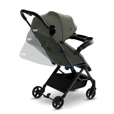 Lithe V2 Lightweight Stroller with Full Recline & Detachable Snack Tray