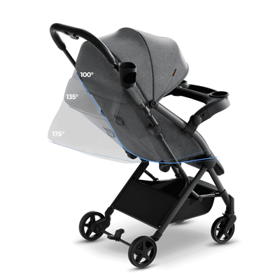 Lithe V2 Lightweight Stroller with Full Recline & Detachable Snack Tray
