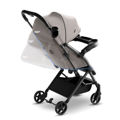 Lithe V2 Lightweight Stroller with Full Recline & Detachable Snack Tray