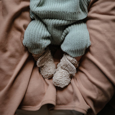 Organic Chunky Knit Baby Pants