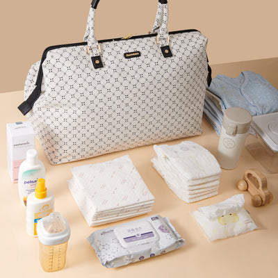 SUNVENO Weekender Mommy Bag Travel Duffle