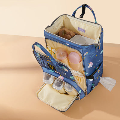 SUNVENO Open-Wide Diaper Backpack