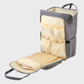 SUNVENO Open-Wide Diaper Backpack