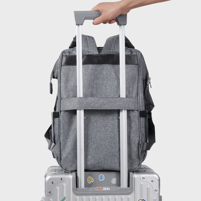 SUNVENO Open-Wide Diaper Backpack